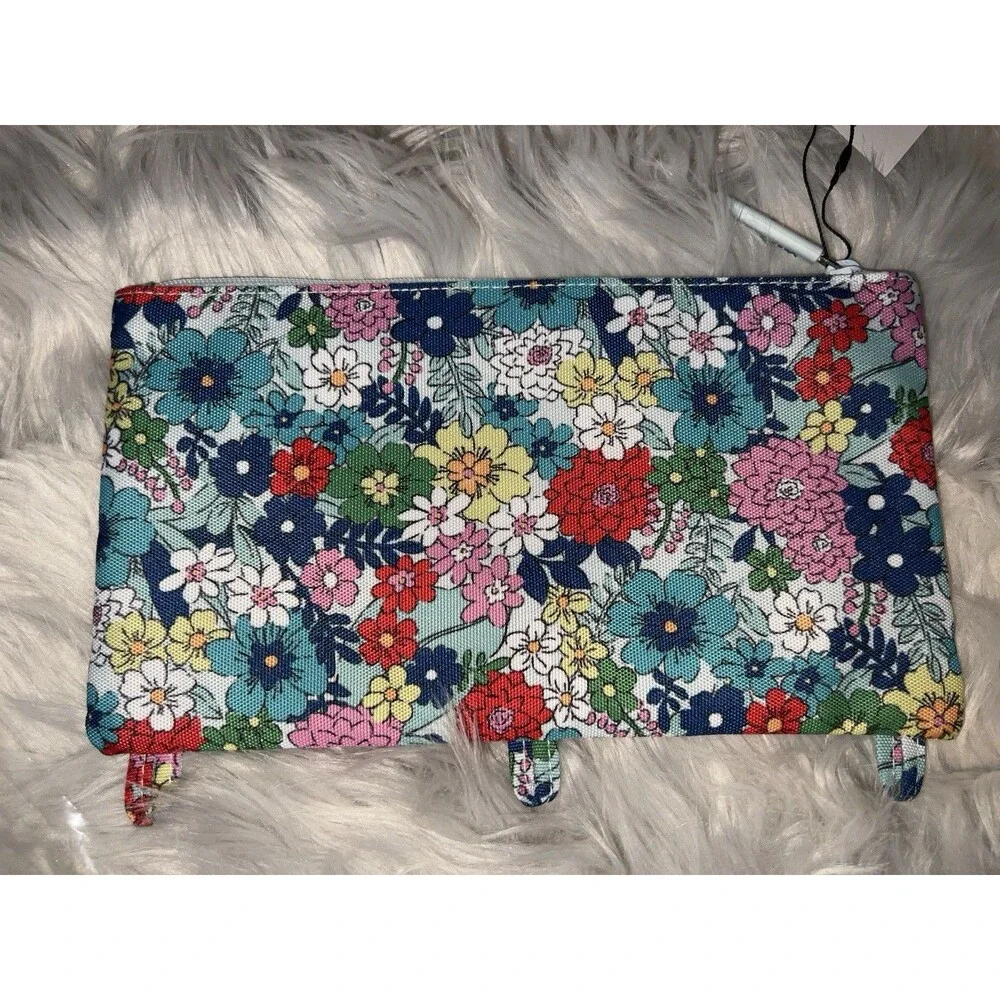 Vera Bradley FAR OUT FLORAL Pencil Case NWT 🏷️